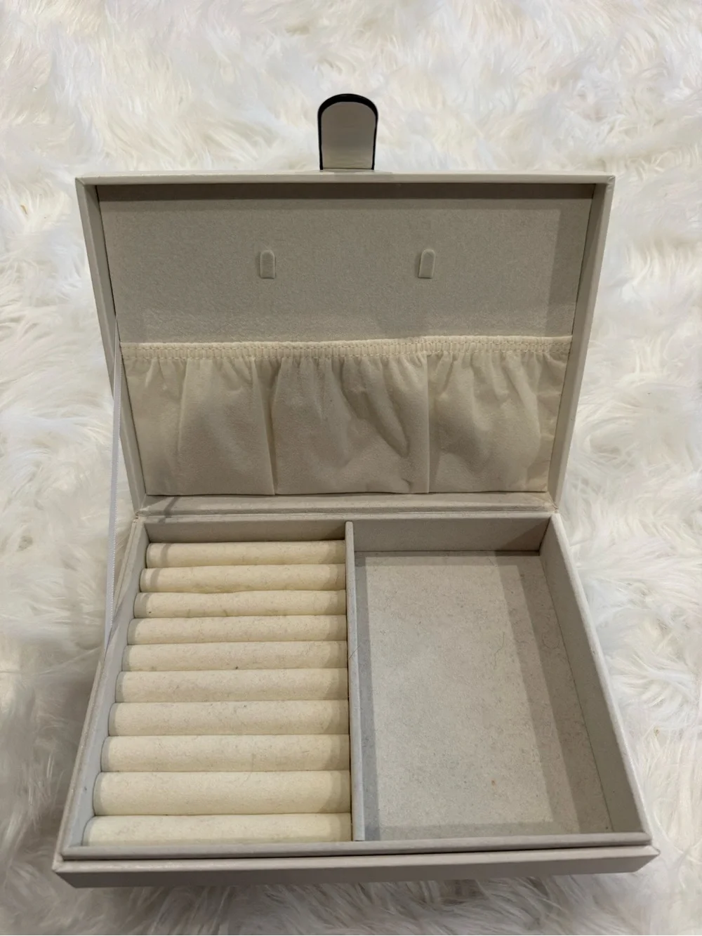 Minimalist Light Grey Jewelry or Accessory Box